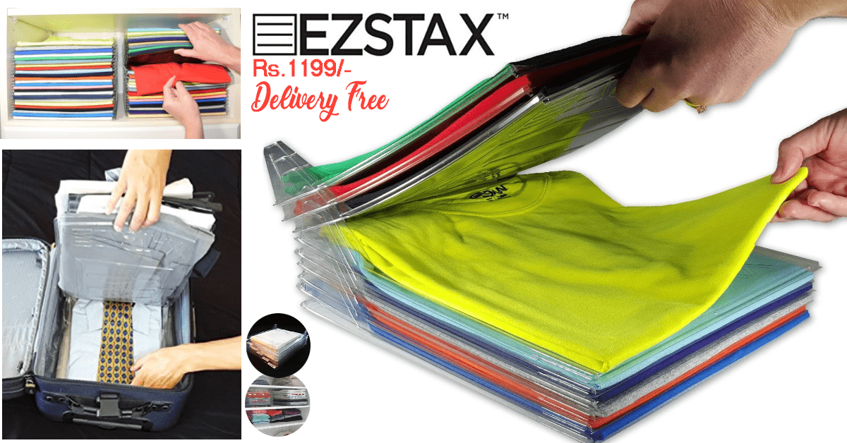 Ezstax Clothing Organizer – Pack of 10 (Great Travel Accessory) Best4Buy.pk