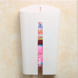 Mosquick- Grocery/ Plastic Bag Holder/Dispenser /Saver/Storage Box,Plastic White