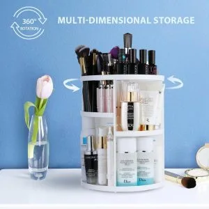 Alternative view of High Quality 360 Degree Rotation Cosmetic Makeup Organizer