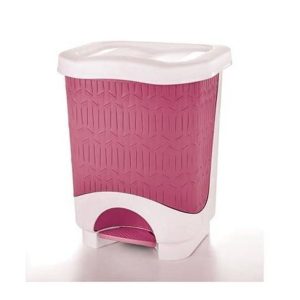 Limon Bamboo Rectangle Dustbin With Pedal