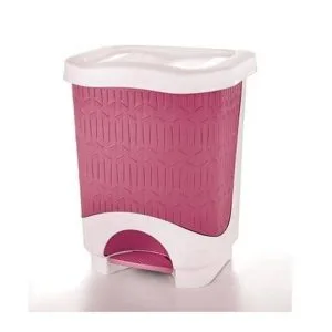 Limon Bamboo Rectangle Dustbin With Pedal