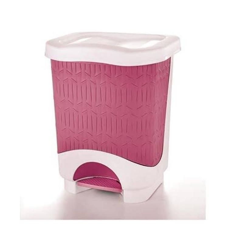 Limon Bamboo Rectangle Dustbin With Pedal