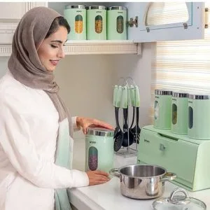 Limon Bread Holder 3Pc Jar Set