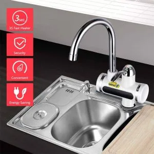 Alternative view of Kitchen Heating Tap Water Faucet with LED Digital Display