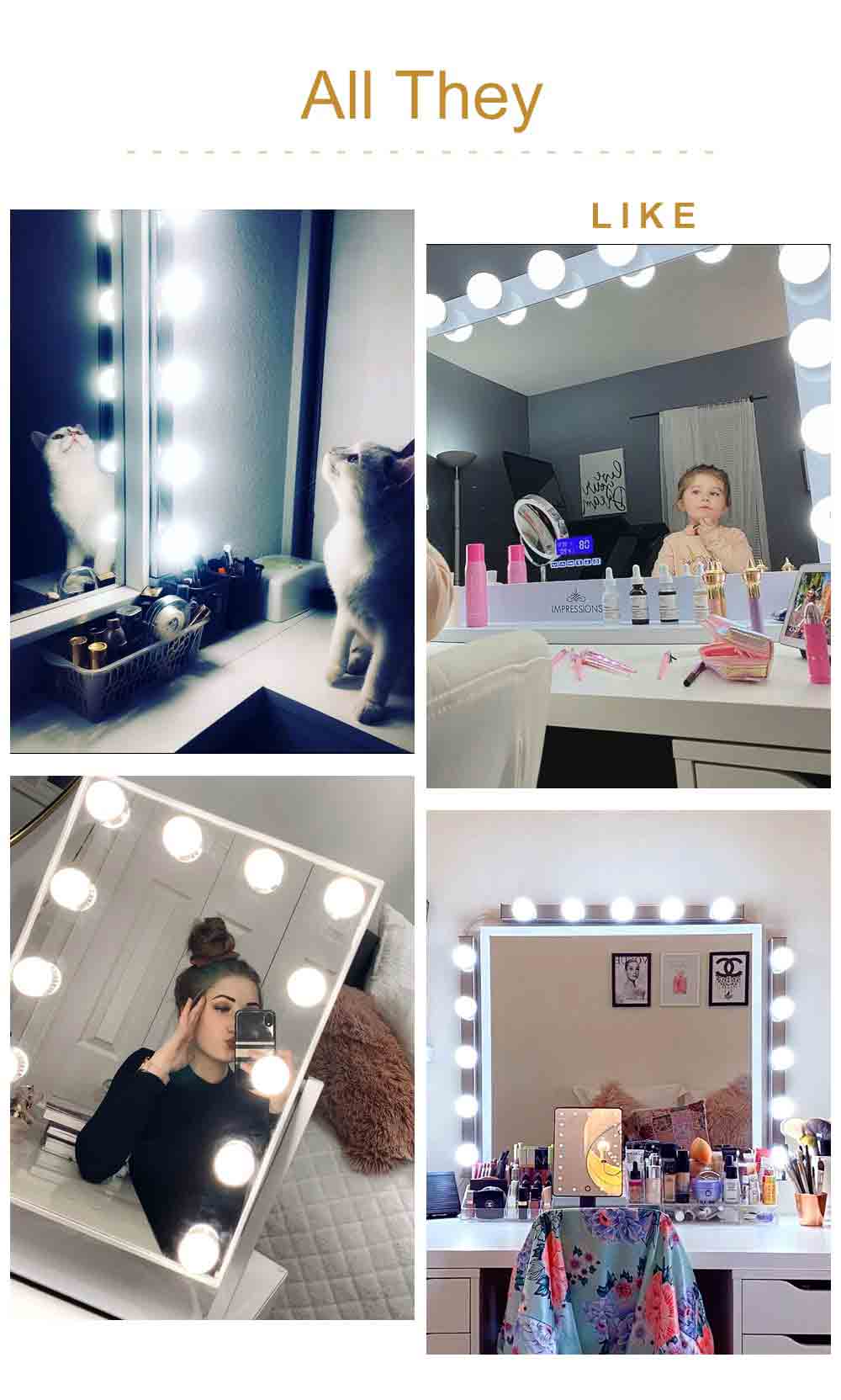 vanity lights mirror