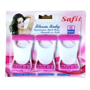 Pack Of 6 Soft Professional Razors For Women
