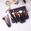 Zoeva 15 Pcs Rose Golden Complete Makeup Brush Set