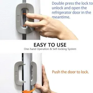 Self Adhesive Child Safety Refrigerator, Cabinet, Door Lock.