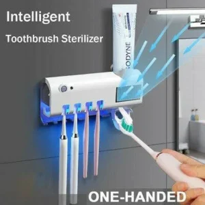 Compact Ultra-Violet Toothbrush Sterilizer for small bathrooms