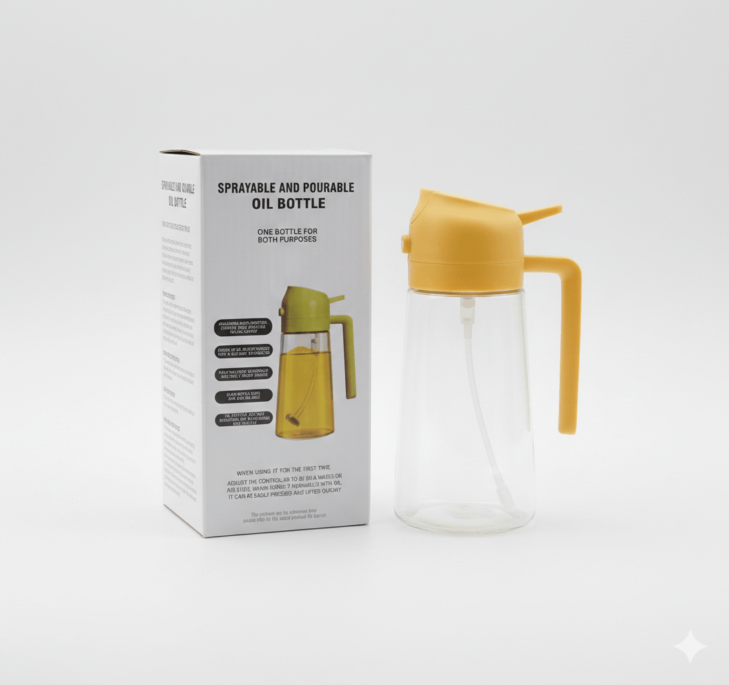 2-in-1 Glass Oil Spray Bottle & Dispenser - Best Kitchen Tool for Oil Control 1 Glass Oil Spray Bottle,Oil Spray Bottle for Air Fryer Pakistan,Leak-proof Oil Spray Bottle,Large Capacity Oil Mister,Clog-free Spray Nozzle 2-in-1 Glass Oil Spray Bottle for healthy cooking in Pakistan"