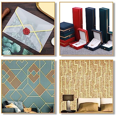 Self-adhesive Golden Decoration Tape 1.0CM Ă 50Meter 4 Self-adhesive Golden Decoration Tape 1.0CM Ă 50Meter - Image 4