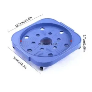 Rolling Gas Cylinder Stand with Wheels-best4buy.pk